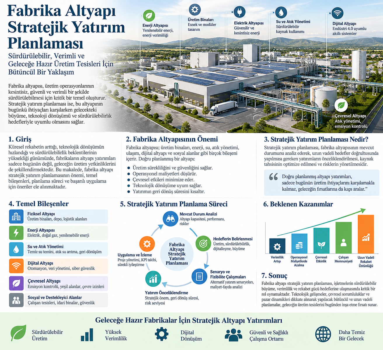 Fabrika Altyapısında Stratejik Yatırım Planlaması